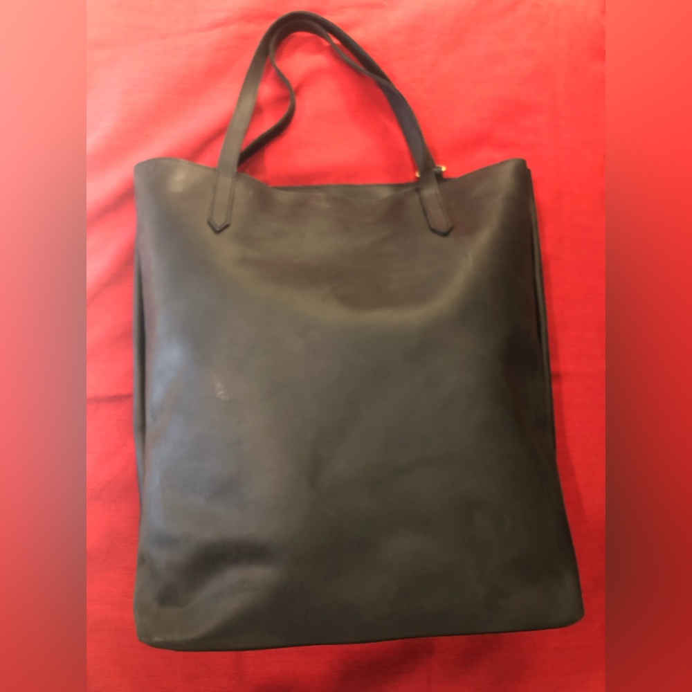 Laptop bag converts to backpack (under-seat “personal item”) black real leather